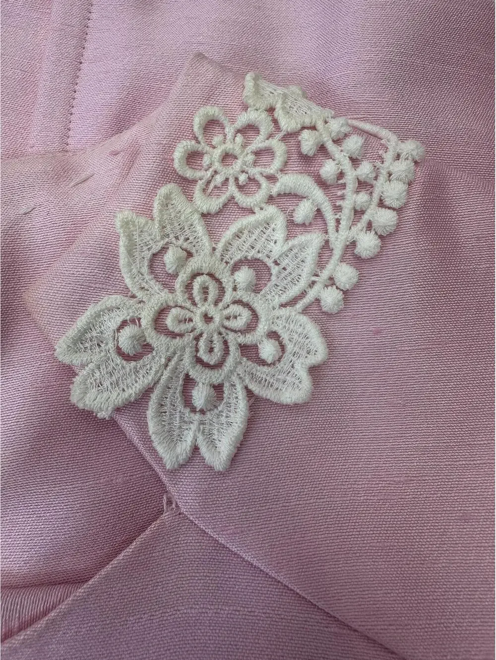 VTG 1960s Pastel Pink Occasion Dress + Coat Silk Blend Church Handmade Sz 8